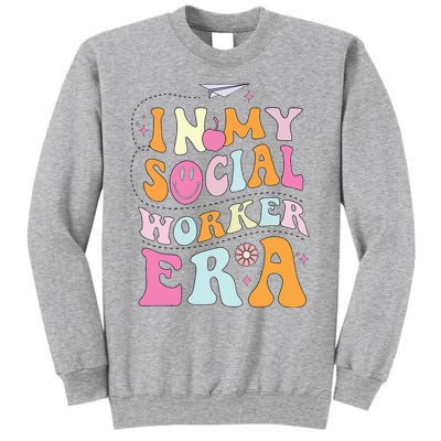 In My Social Worker Era School Social Worker Groovy Sweatshirt