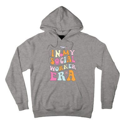 In My Social Worker Era School Social Worker Groovy Tall Hoodie