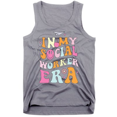 In My Social Worker Era School Social Worker Groovy Tank Top