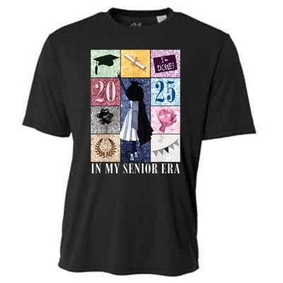 In My Senior Era Class Of 2025 Black Girl Graduate Cooling Performance Crew T-Shirt