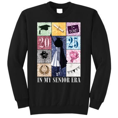 In My Senior Era Class Of 2025 Black Girl Graduate Sweatshirt