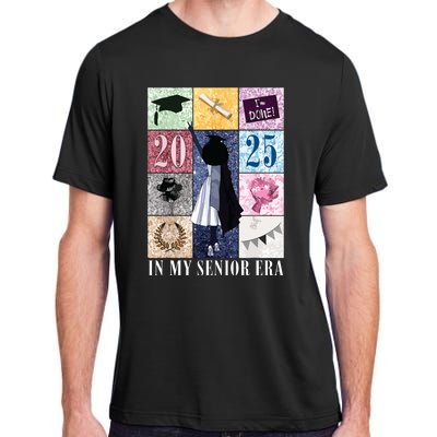 In My Senior Era Class Of 2025 Black Girl Graduate Adult ChromaSoft Performance T-Shirt