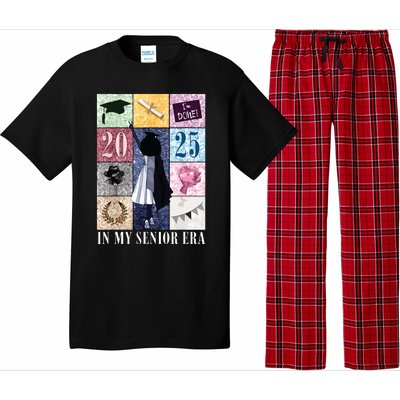 In My Senior Era Class Of 2025 Black Girl Graduate Pajama Set