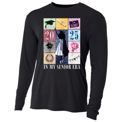 In My Senior Era Class Of 2025 Black Girl Graduate Cooling Performance Long Sleeve Crew