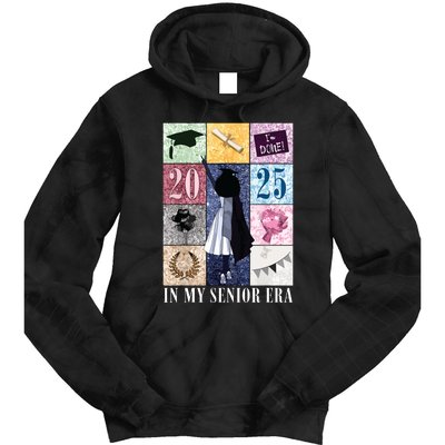 In My Senior Era Class Of 2025 Black Girl Graduate Tie Dye Hoodie