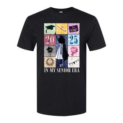 In My Senior Era Class Of 2025 Black Girl Graduate Softstyle CVC T-Shirt