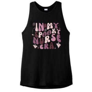 In My Spooky Nurse Era Halloween Groovy Witchy Spooky Nurse Gift Ladies PosiCharge Tri-Blend Wicking Tank