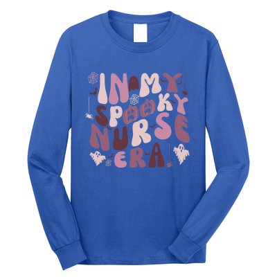 In My Spooky Nurse Era Halloween Groovy Witchy Spooky Nurse Gift Long Sleeve Shirt