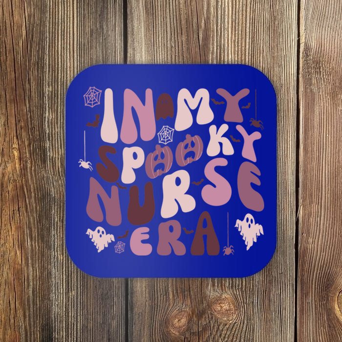 In My Spooky Nurse Era Halloween Groovy Witchy Spooky Nurse Gift Coaster