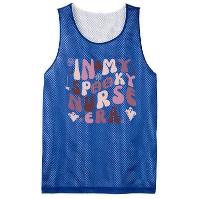 In My Spooky Nurse Era Halloween Groovy Witchy Spooky Nurse Gift Mesh Reversible Basketball Jersey Tank