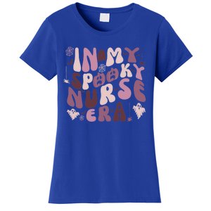 In My Spooky Nurse Era Halloween Groovy Witchy Spooky Nurse Gift Women's T-Shirt