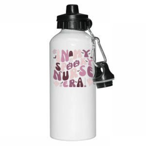 In My Spooky Nurse Era Halloween Groovy Witchy Spooky Nurse Gift Aluminum Water Bottle