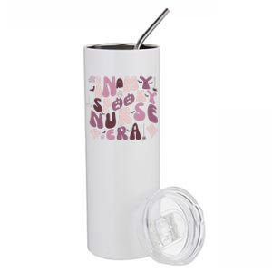 In My Spooky Nurse Era Halloween Groovy Witchy Spooky Nurse Gift Stainless Steel Tumbler