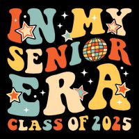 In My Senior Era Class Of 2025 Graduate Senior 2025 16 in Basic Backpack