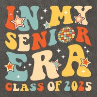 In My Senior Era Class Of 2025 Graduate Senior 2025 Cotton Canvas Backpack