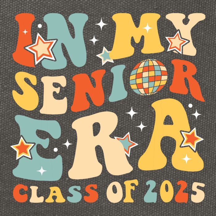 In My Senior Era Class Of 2025 Graduate Senior 2025 Cotton Canvas Backpack