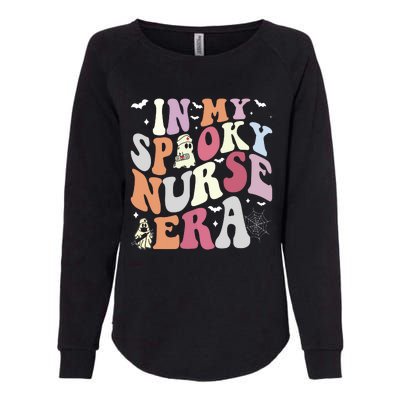 In My Spooky Nurse Era Halloween Groovy Witchy Spooky Nurse Womens California Wash Sweatshirt