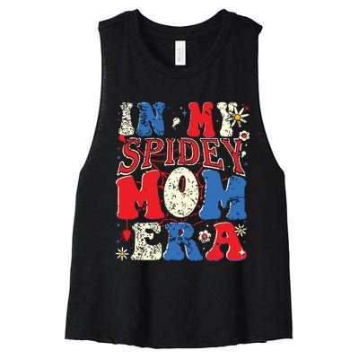 In My Spidey Mom Era Women's Racerback Cropped Tank