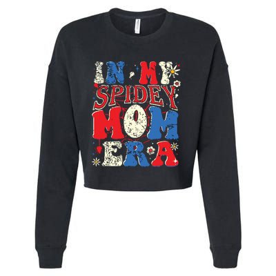 In My Spidey Mom Era Cropped Pullover Crew