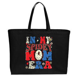 In My Spidey Mom Era Cotton Canvas Jumbo Tote