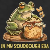 In My Sourdough Era Funny Frog Baking Bread Hat