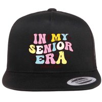 In My Senior Era Class Of 2025 Groovy Senior 2025 Flat Bill Trucker Hat