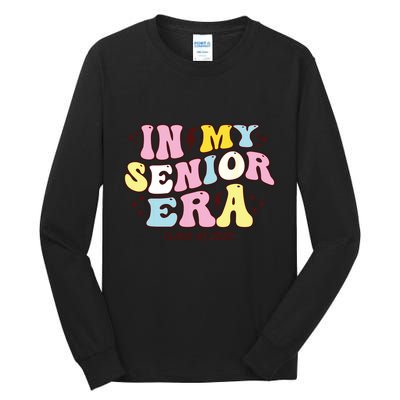 In My Senior Era Class Of 2025 Groovy Senior 2025 Tall Long Sleeve T-Shirt