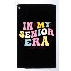 In My Senior Era Class Of 2025 Groovy Senior 2025 Platinum Collection Golf Towel