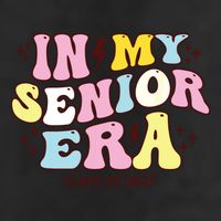In My Senior Era Class Of 2025 Groovy Senior 2025 Golf Towel