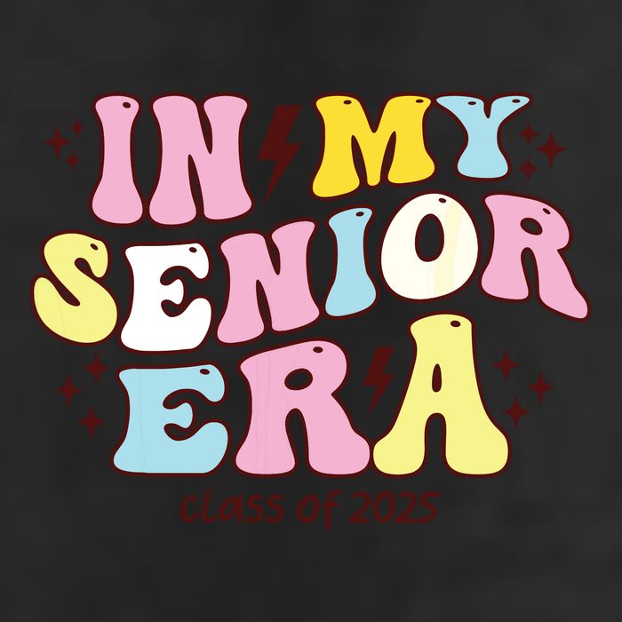 In My Senior Era Class Of 2025 Groovy Senior 2025 Golf Towel