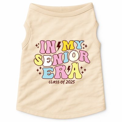 In My Senior Era Class Of 2025 Groovy Senior 2025 Doggie Tank