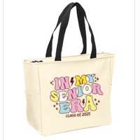 In My Senior Era Class Of 2025 Groovy Senior 2025 Zip Tote Bag