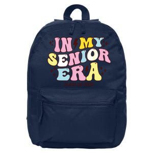 In My Senior Era Class Of 2025 Groovy Senior 2025 16 in Basic Backpack