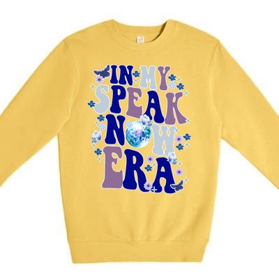 In My Speak Now Era Cute Gift Disco Premium Crewneck Sweatshirt