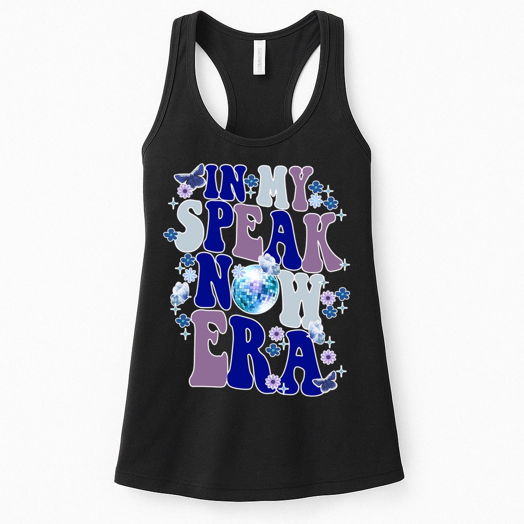 In My Speak Now Era Cute Gift Disco Womens Tank Top