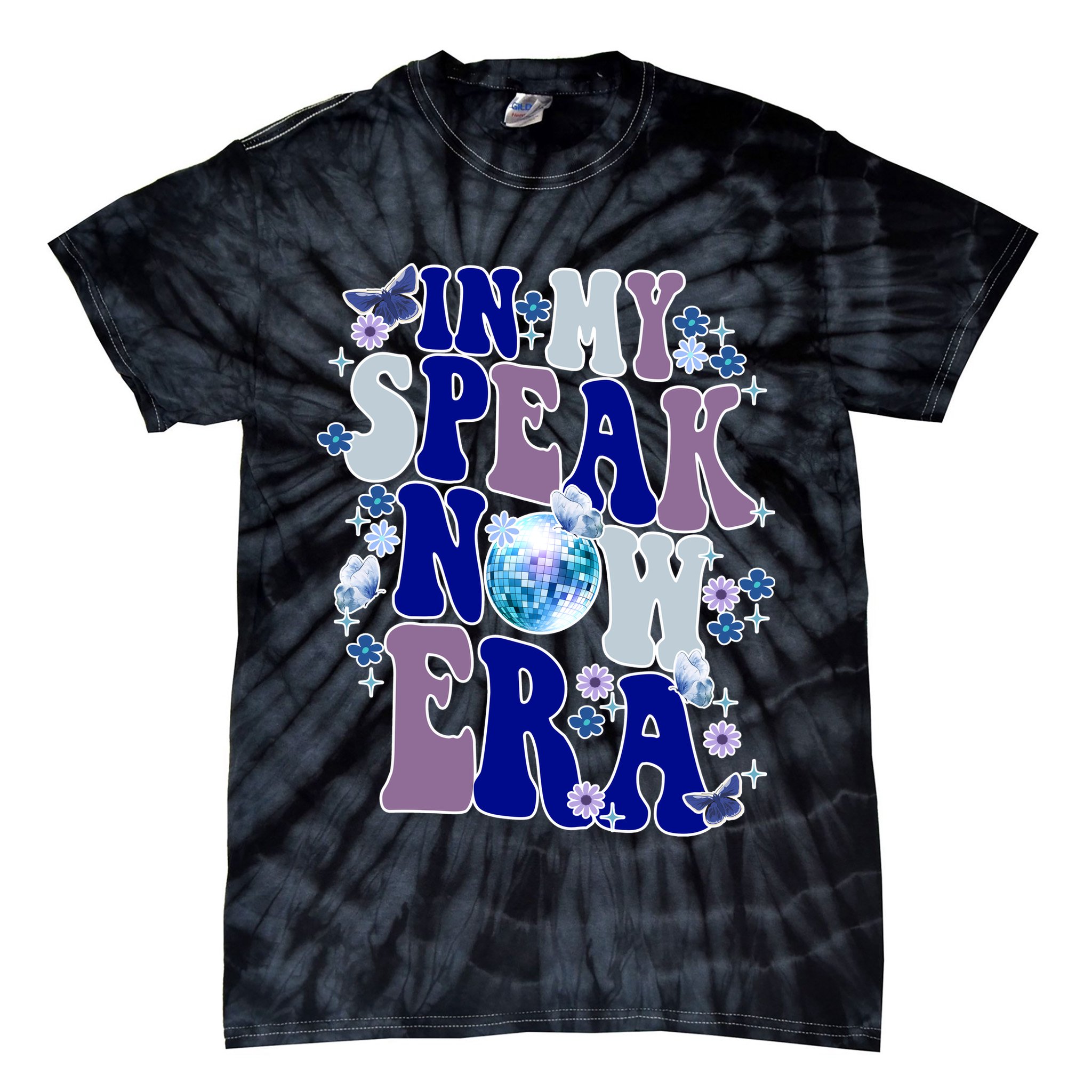 In My Speak Now Era Cute Gift Disco Tie-Dye T-Shirt
