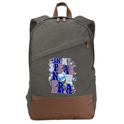 In My Speak Now Era Cute Gift Disco Cotton Canvas Backpack