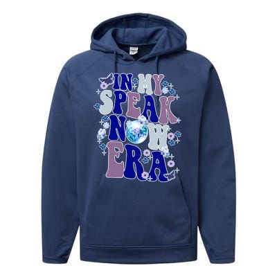 In My Speak Now Era Cute Gift Disco Performance Fleece Hoodie