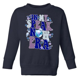 In My Speak Now Era Cute Gift Disco Toddler Sweatshirt