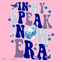 In My Speak Now Era Cute Gift Disco T-Shirt