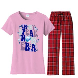 In My Speak Now Era Cute Gift Disco Women's Flannel Pajama Set