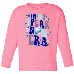 In My Speak Now Era Cute Gift Disco Toddler Long Sleeve Shirt