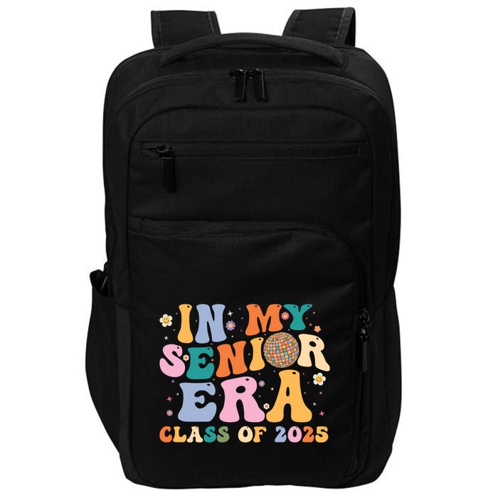 In My Senior Era Class Of 2025 High School Graduation 2025 Hoodie Impact Tech Backpack