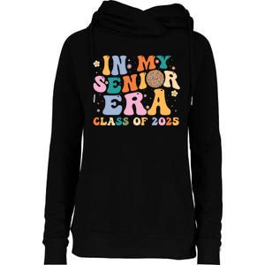 In My Senior Era Class Of 2025 High School Graduation 2025 Hoodie Womens Funnel Neck Pullover Hood