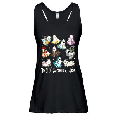 In My Spooky Era Music Lover Cute Ghost Halloween Costume Ladies Essential Flowy Tank