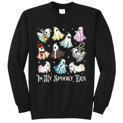 In My Spooky Era Music Lover Cute Ghost Halloween Costume Tall Sweatshirt