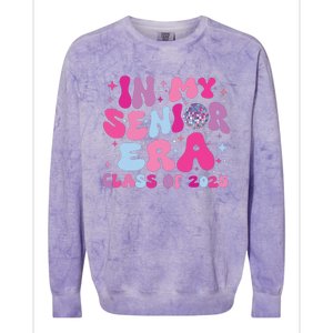 In My Senior Era Class Of 2025 Senior 2025 Colorblast Crewneck Sweatshirt