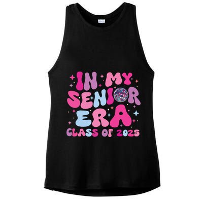 In My Senior Era Class Of 2025 Senior 2025 Ladies PosiCharge Tri-Blend Wicking Tank