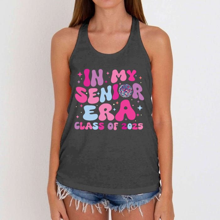 In My Senior Era Class Of 2025 Senior 2025 Women's Knotted Racerback Tank