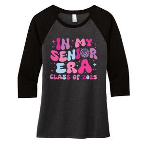 In My Senior Era Class Of 2025 Senior 2025 Women's Tri-Blend 3/4-Sleeve Raglan Shirt